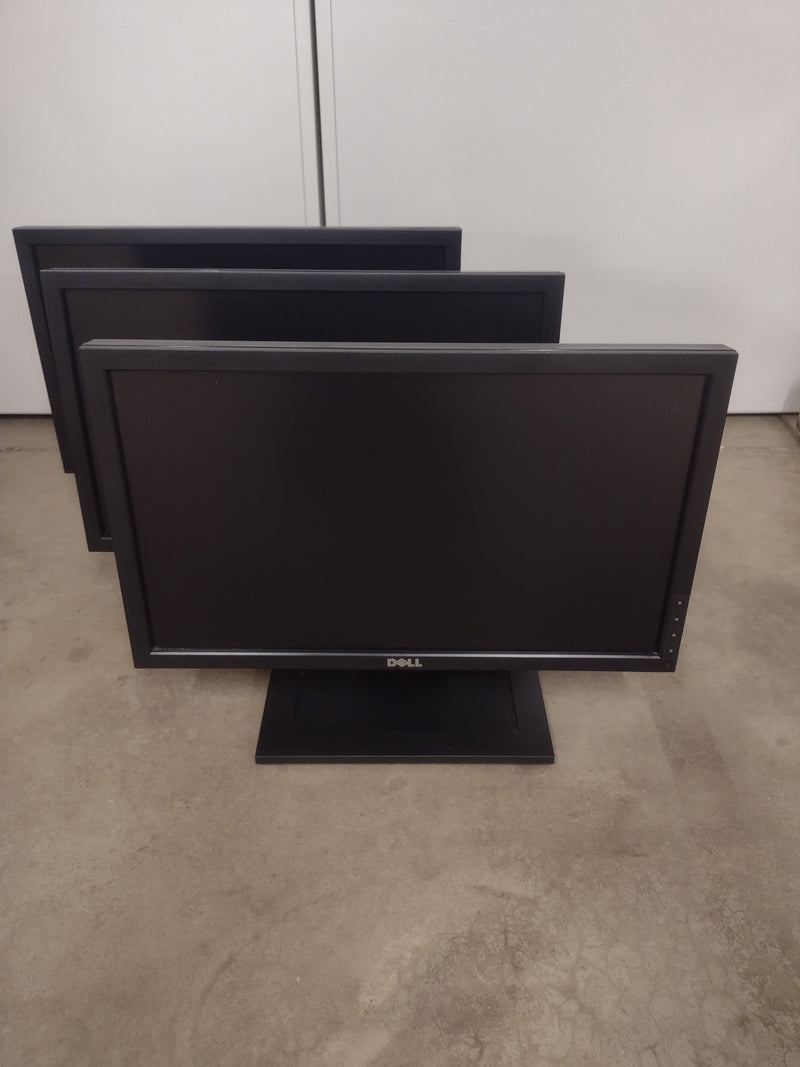 **LOT OF 3** -- DELL E1910Hc Widescreen 19" 1360 x 768 16:9 LCD Monitors