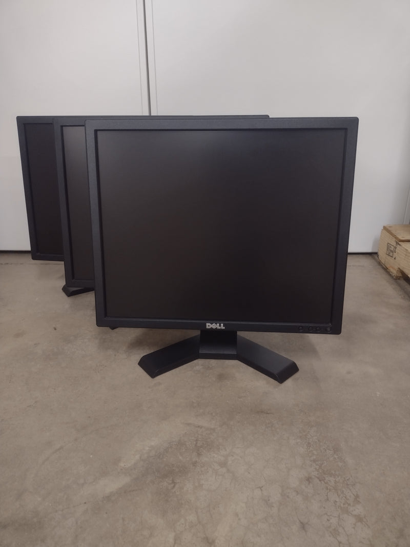 **LOT OF 3** -- DELL E190Sf 19" 1280 x 1024 75 Hz 5 ms 5:4 LCD Monitors