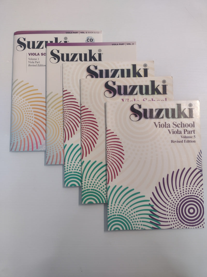 Suzuki Viola School Music Book (Vols. 1 and 2) - Revised Edition