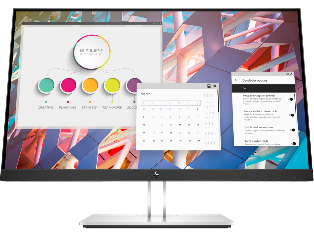 HP E24 G4 24" FHD Monitor 1920 x 1080 (manufactured 1/22) w/HP Eye Ease
