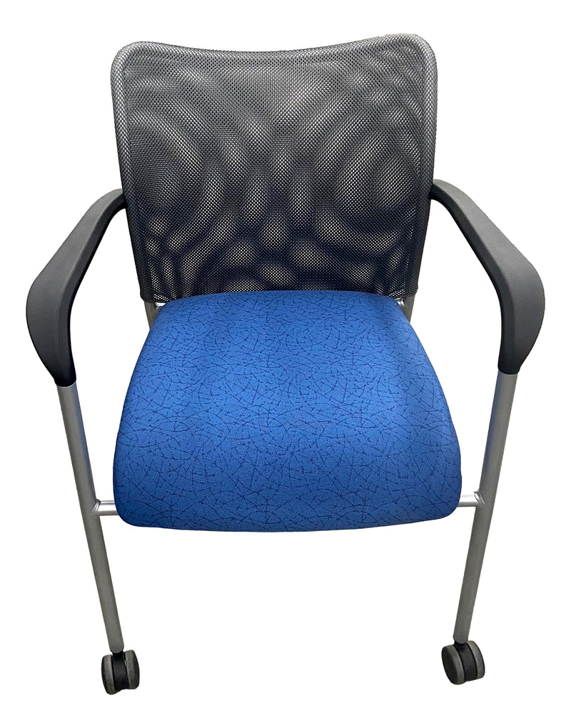 Pre-Owned Stacking Guest Chair w/Wheels by AllSeating