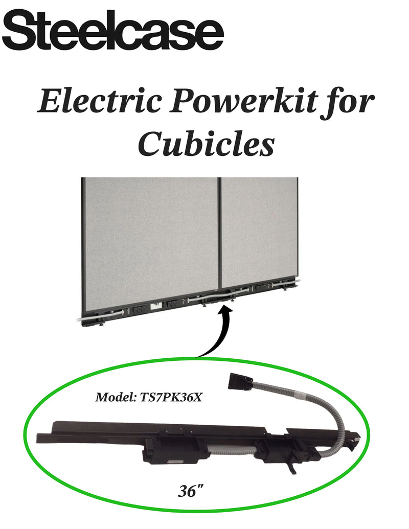 Steelcase 36" TS7PK36X (840200806) Electric Powerkit
