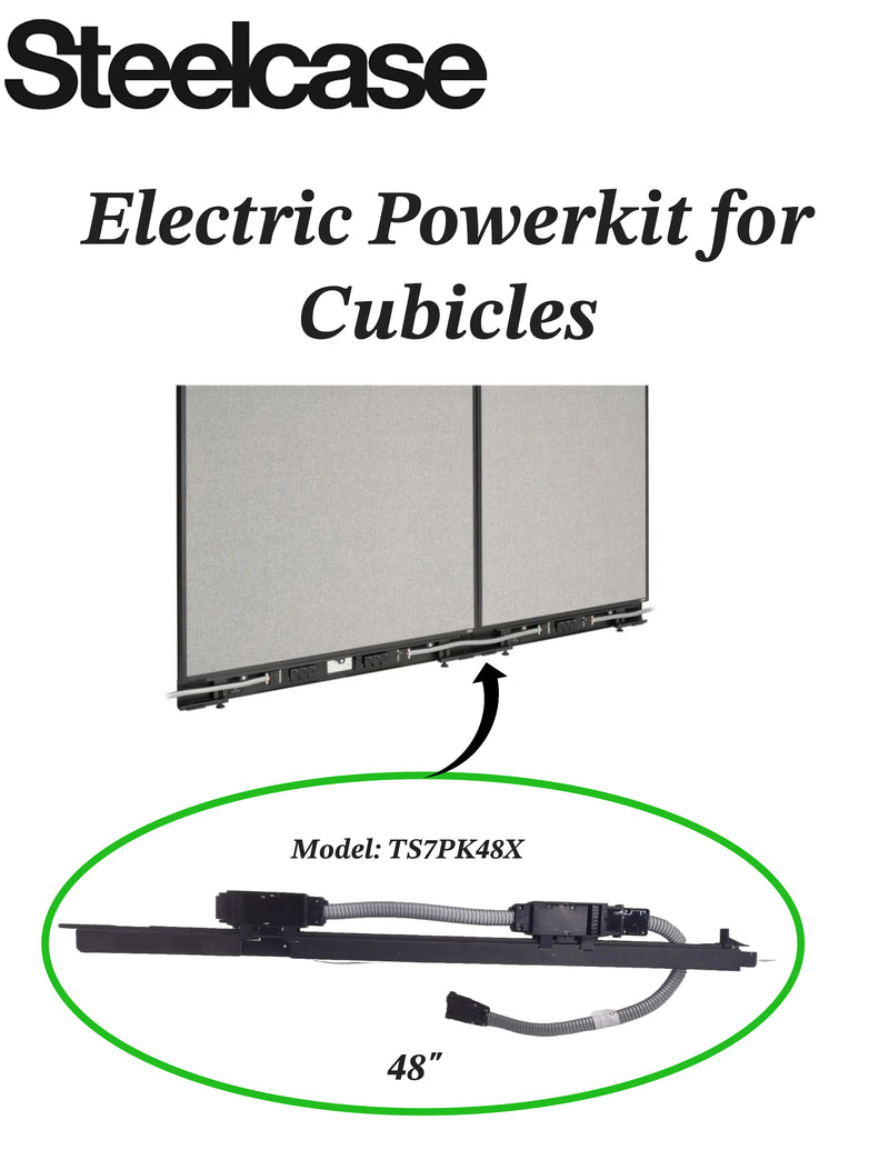 Steelcase 48" TS7PK48X (840200809) Electric Powerkit