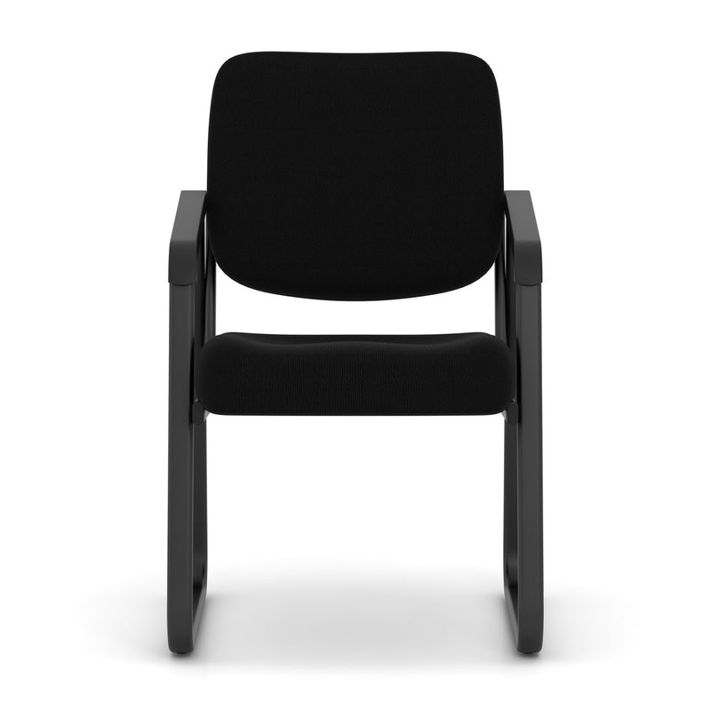 OfficeSource Value Collection Sled Base Fabric Guest Chair w/Black Frame