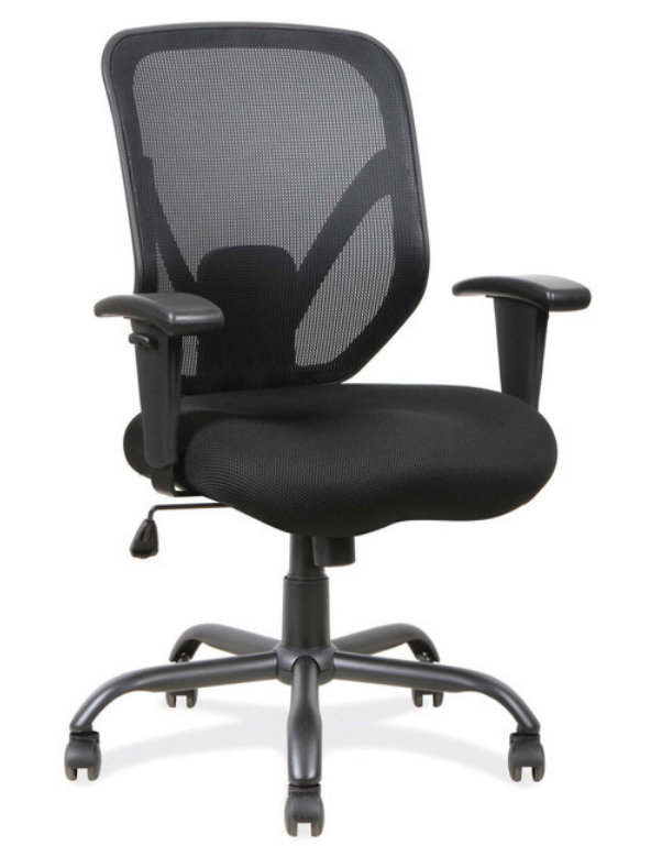 New, Big & Tall, Mesh-Back Task Chair, Loaded with Features and Rated for 350 Lbs.