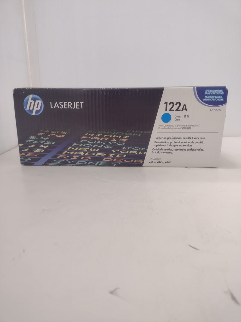 HP LaserJet Q3961A (122A) Cyan Toner Cartridge for HP LaserJet 2550/2820/2840