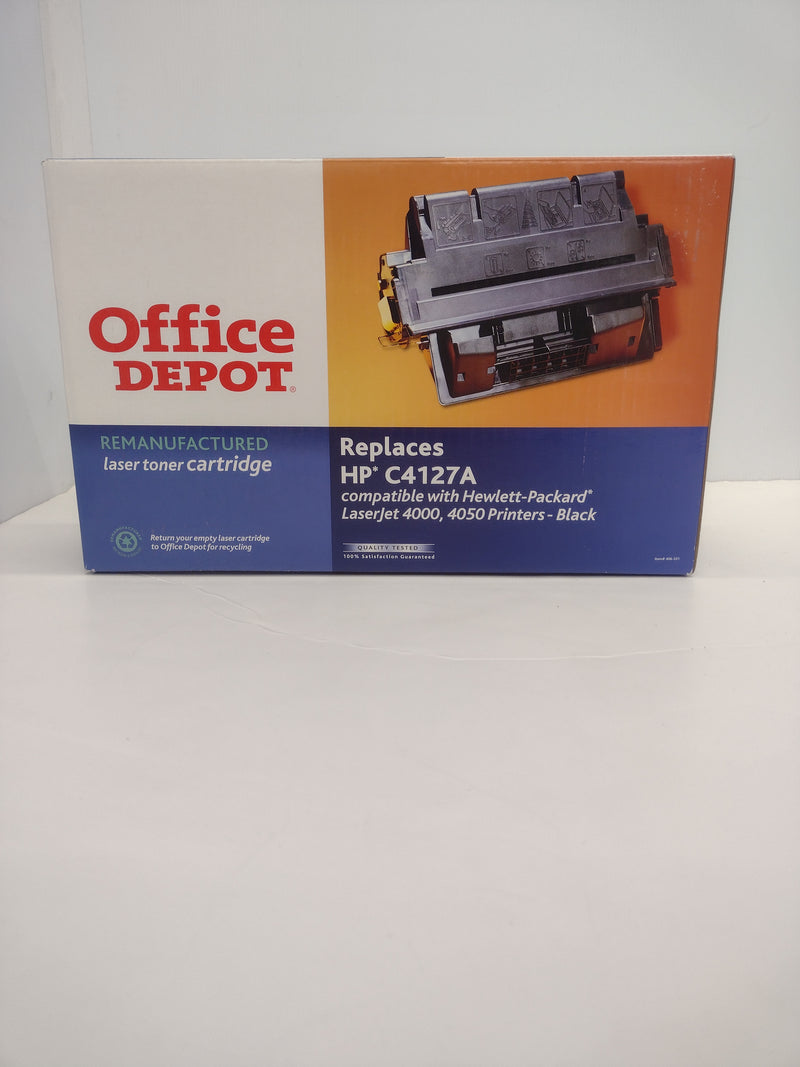 Office Depot remanufactured black Toner Cartridge for HP 27A (C4127A) 4000/4050