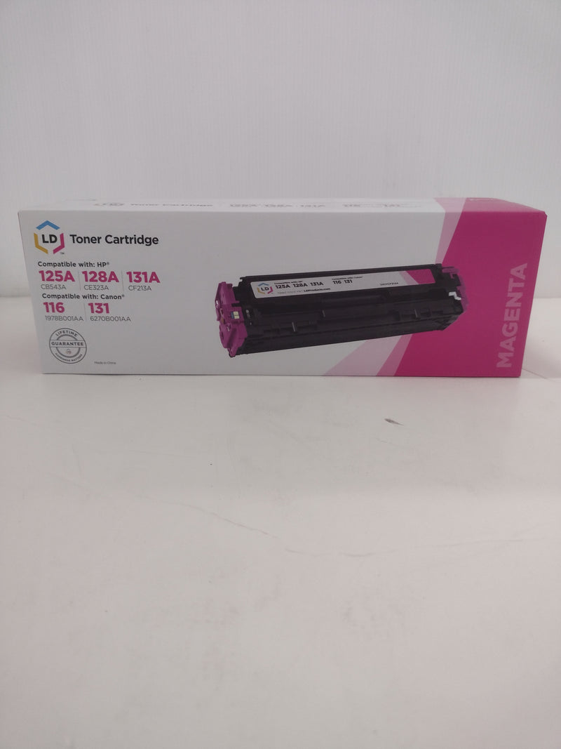 LD Magenta Toner Cartridge (UNIVCF213A) Compatible with HP and Canon Printers