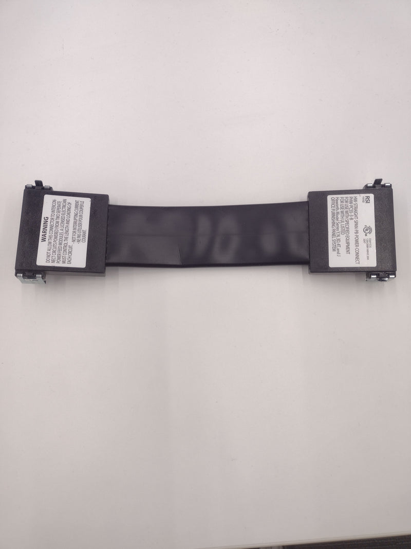 RSI PHW-PCSS-3-B Flexible Electrical Jumper/Connector for Haworth Cubicle Panels