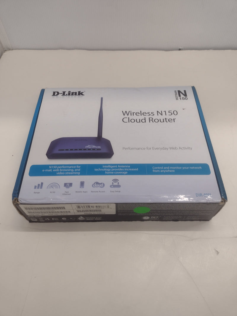 D-Link Wireless N150 Cloud Router DIR-600L 150 Mbps 2.5 GHz