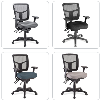CoolMesh Collection MULTI-FUNCTION, Deluxe Task Chair with 13 Seat Colors