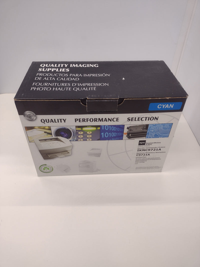 IKON C9721A (641A) Cyan Toner Cartridge for HP 4600 4610 4650 LaserJet Printers