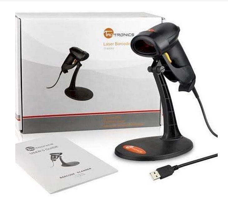 TaoTronics USB Barcode Scanner Wired Handheld Laser Bar Code TT-BS003