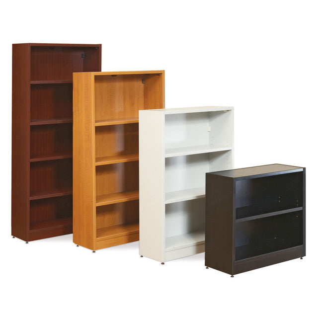 OfficeSource Bookcase: 3 Sizes, 8 Finishes, Optional Doors