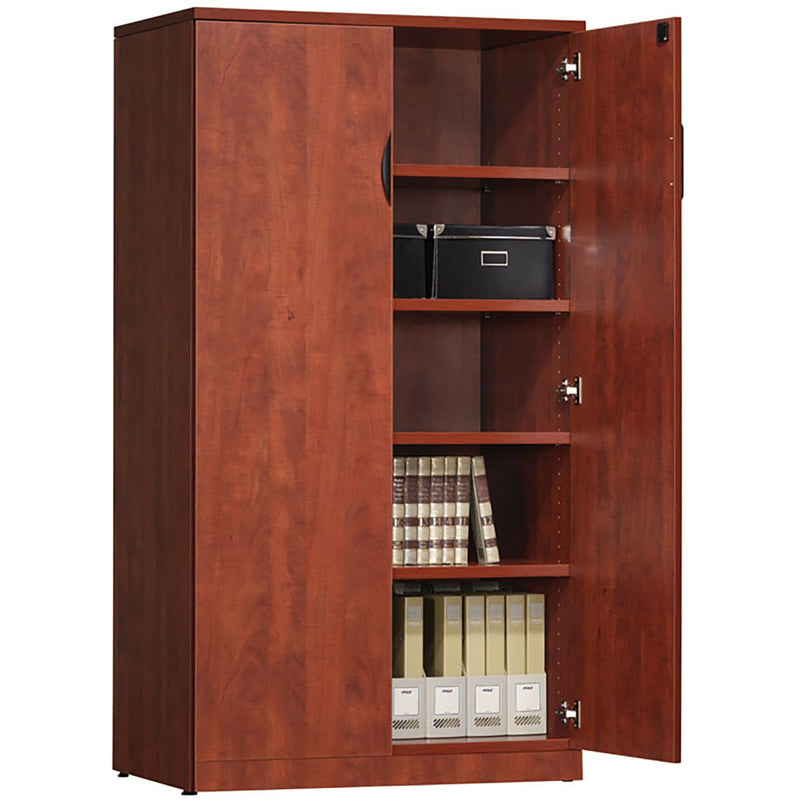 Office Source Storage Cabinet 65.5" High with Locking Doors, in 8 Finishes