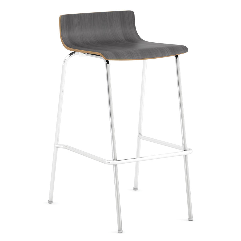 Bleecker Street Café Height Stools, Low & High Back in 4 Finishes