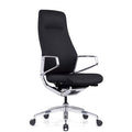 OfficeSource Veneto Executive High Back Chair w/Polished Aluminum Frame