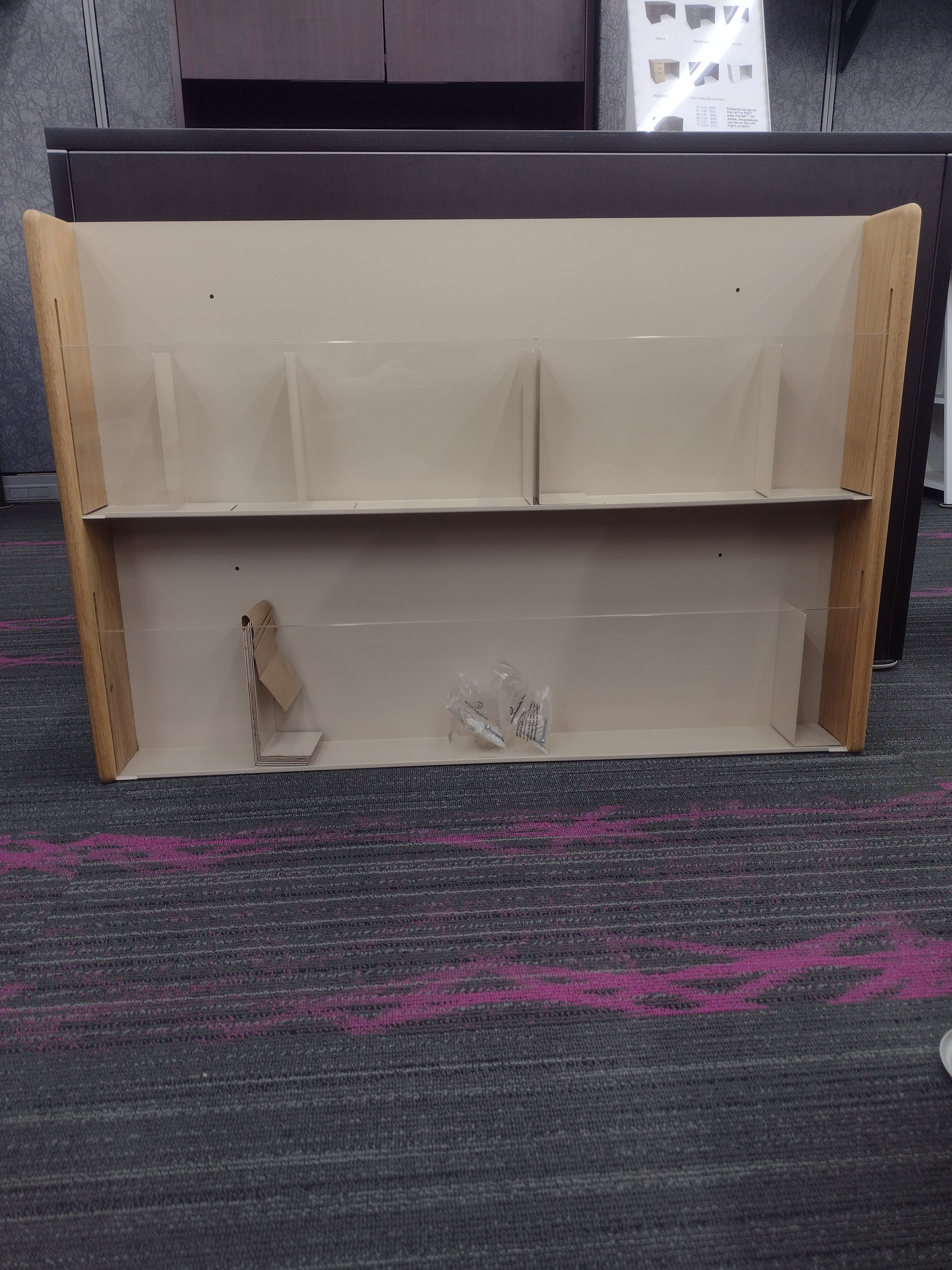 Peter Pepper 486-2P 24" Magazine & Literature Rack (w/mounting screws)