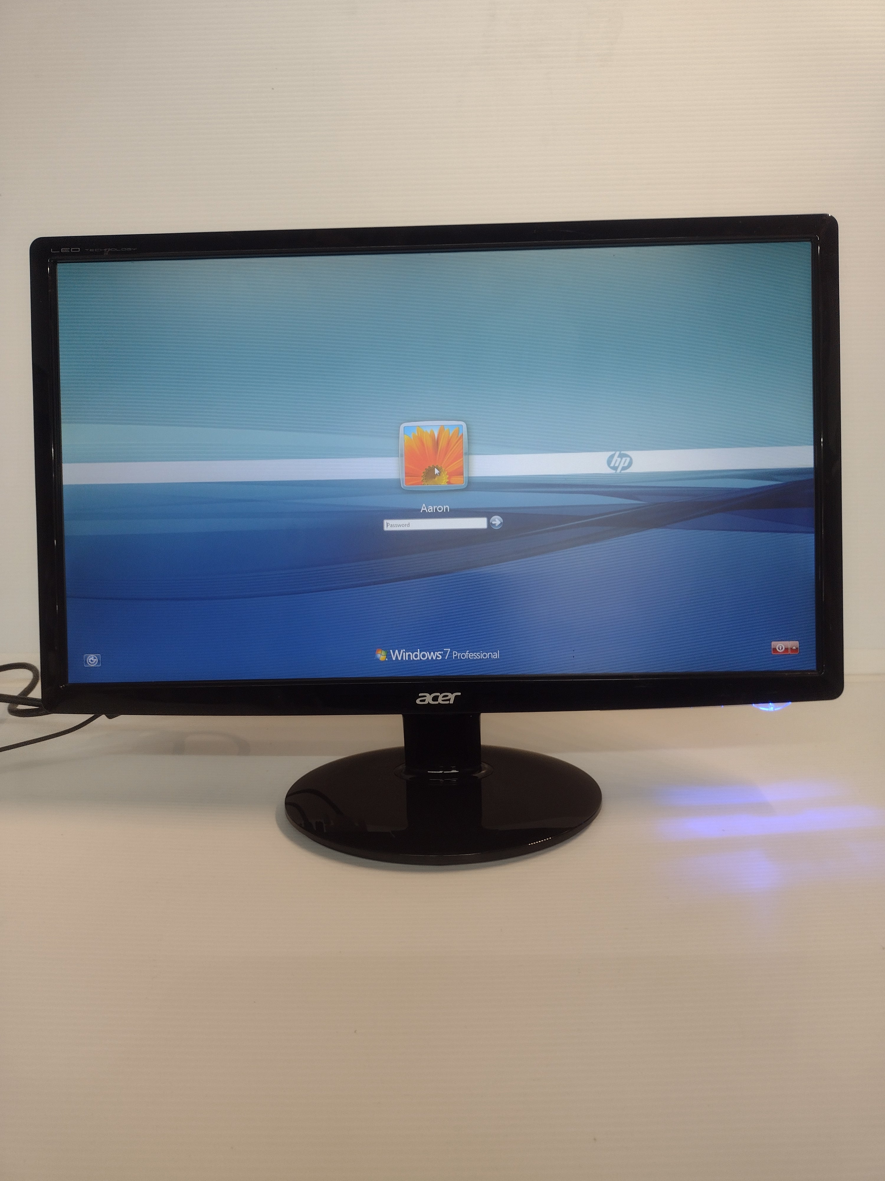 Acer Monitor, Pre-Owned, S201HL bd 20" 1600 x 900 Widescreen