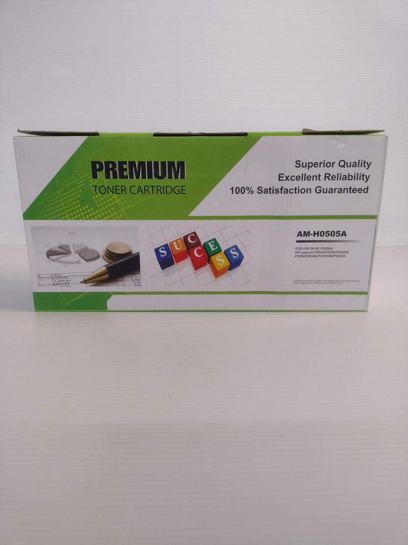 HP-Compatible Toner (AM-H0505A) for HP LaserJet P2030/P2050 Series Printers