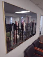 George Norboe 3D Cityscape Mirror - Signed Original