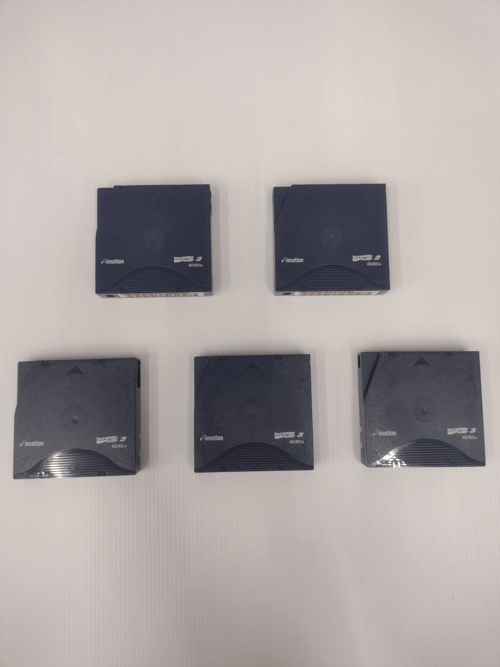 LOT OF 5 - Imation Ultrium LTO-3 Data Cartridge Tapes 400/800 GB 80/160 MBps