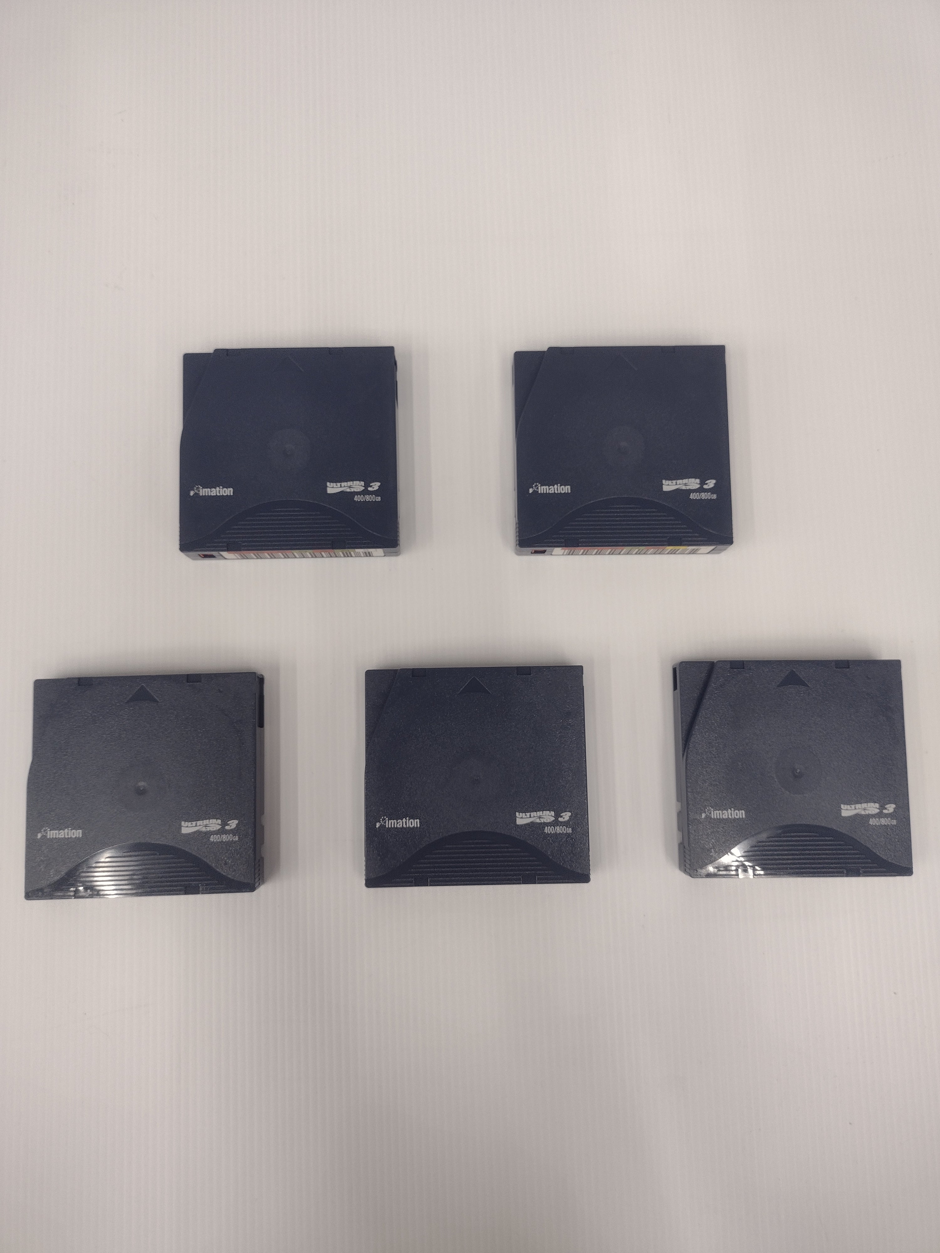 LOT OF 5 - Imation Ultrium LTO-3 Data Cartridge Tapes 400/800 GB 80/160 MBps