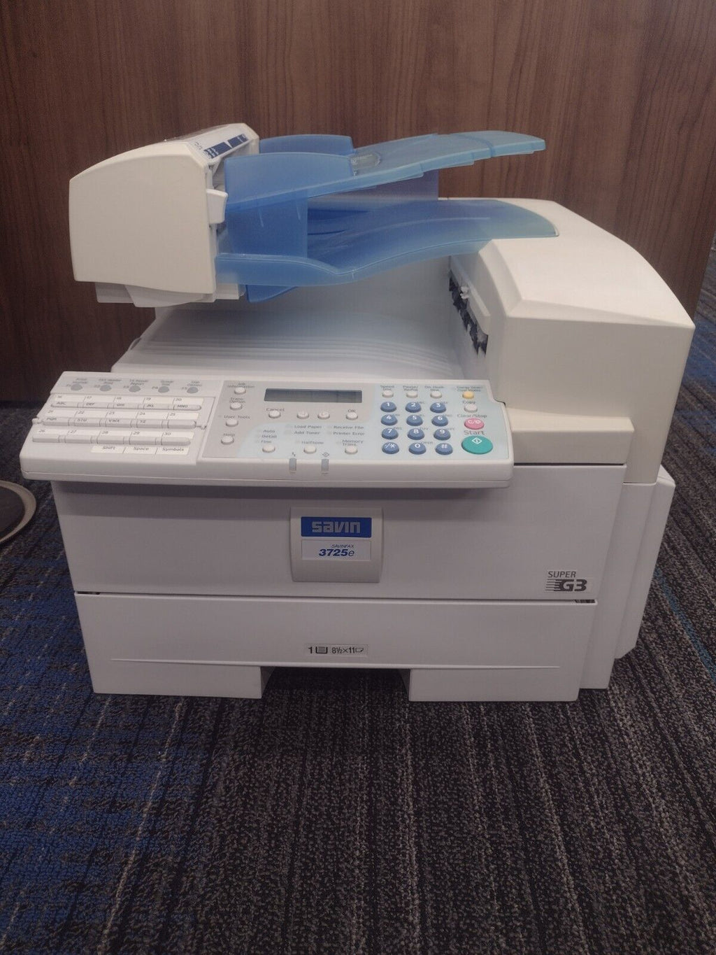 Savin Savinfax 3725e Super G3 Fax Machine (50k print count)