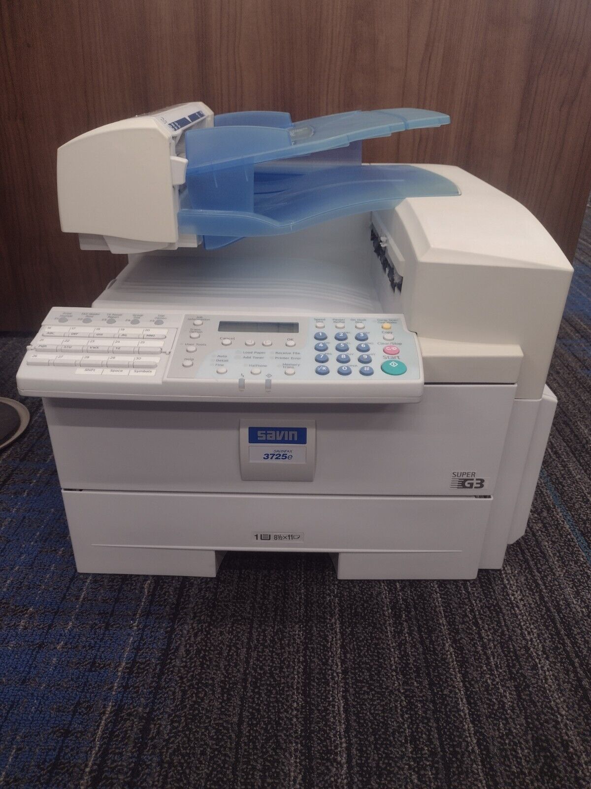 Savin Savinfax 3725e Super G3 Fax Machine (50k print count)