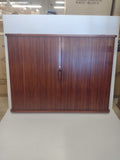 MooreCo 40(W)" x 30(H)" Dry Erase Whiteboard w/sliding "bread box" doors + key