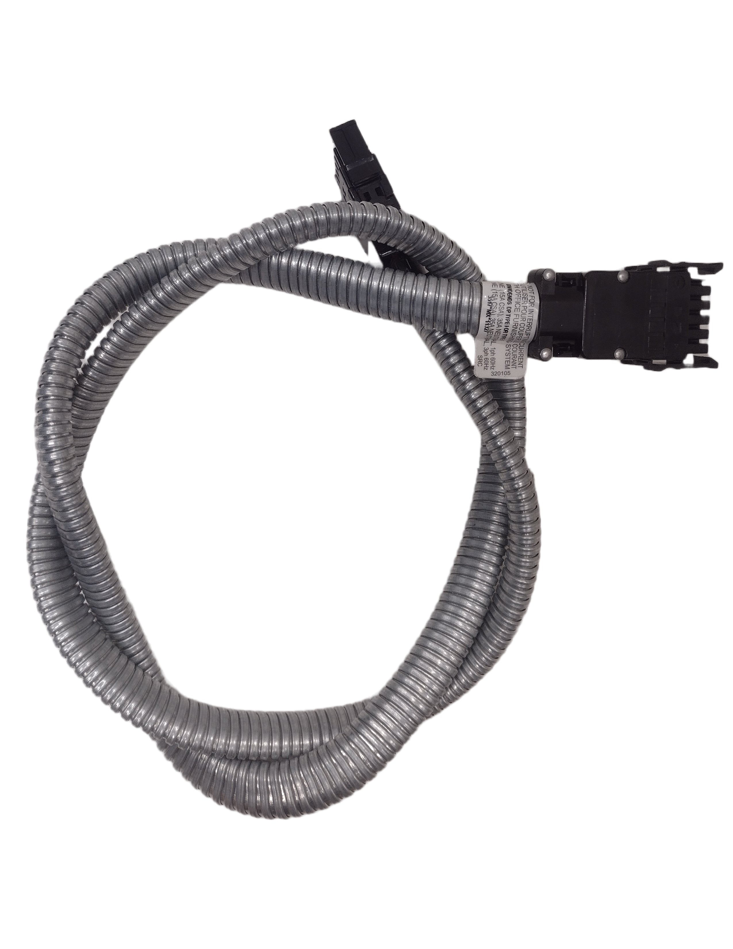 Knoll 60" DE18PJ48WP Power Connector/Jumper Cable for Knoll Dividends Cubicles