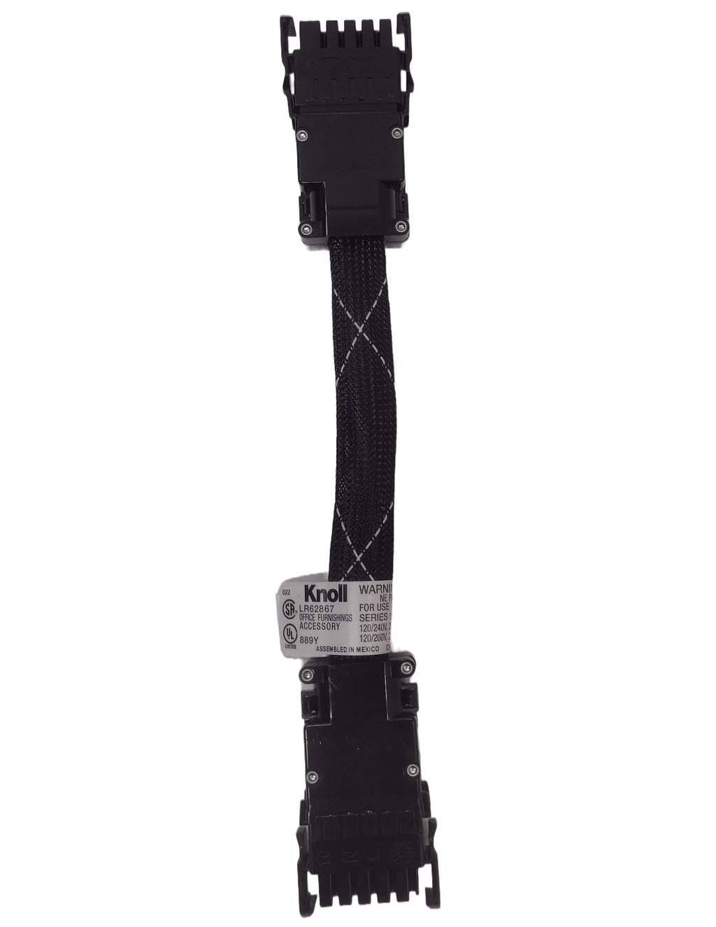 Knoll 12" DE1-8PCNPM Power Connector/jumper (module-to-module) for Cubicles