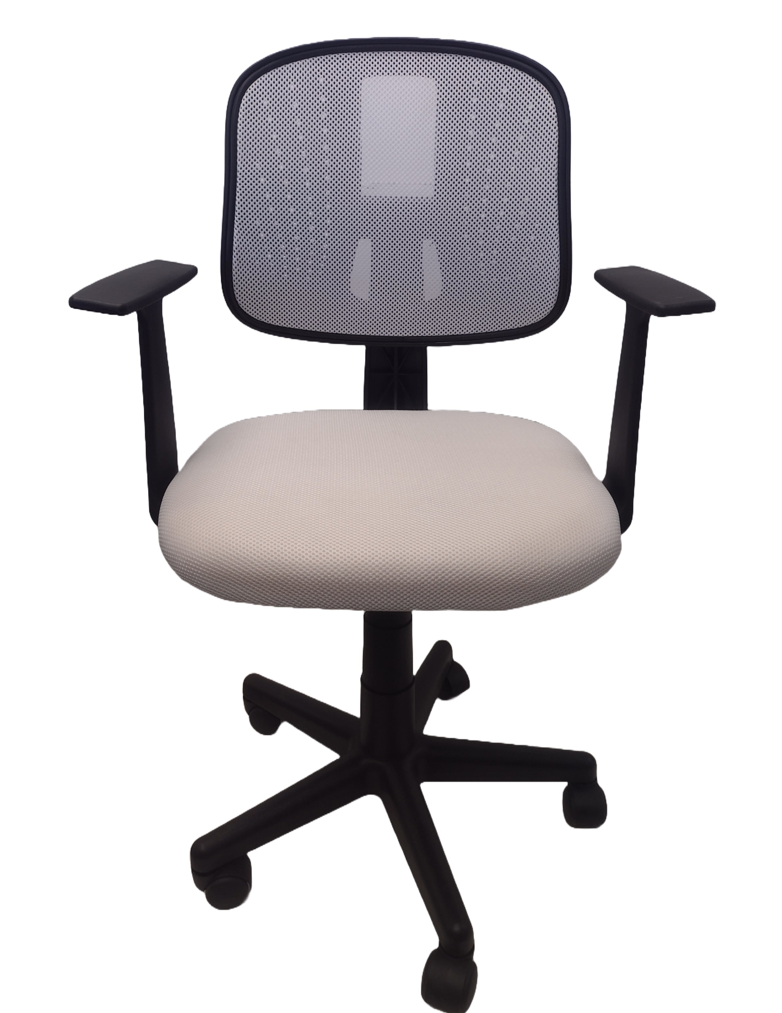 NEW - Mid-Back White Mesh Swivel Task Office Chair for Young Students
