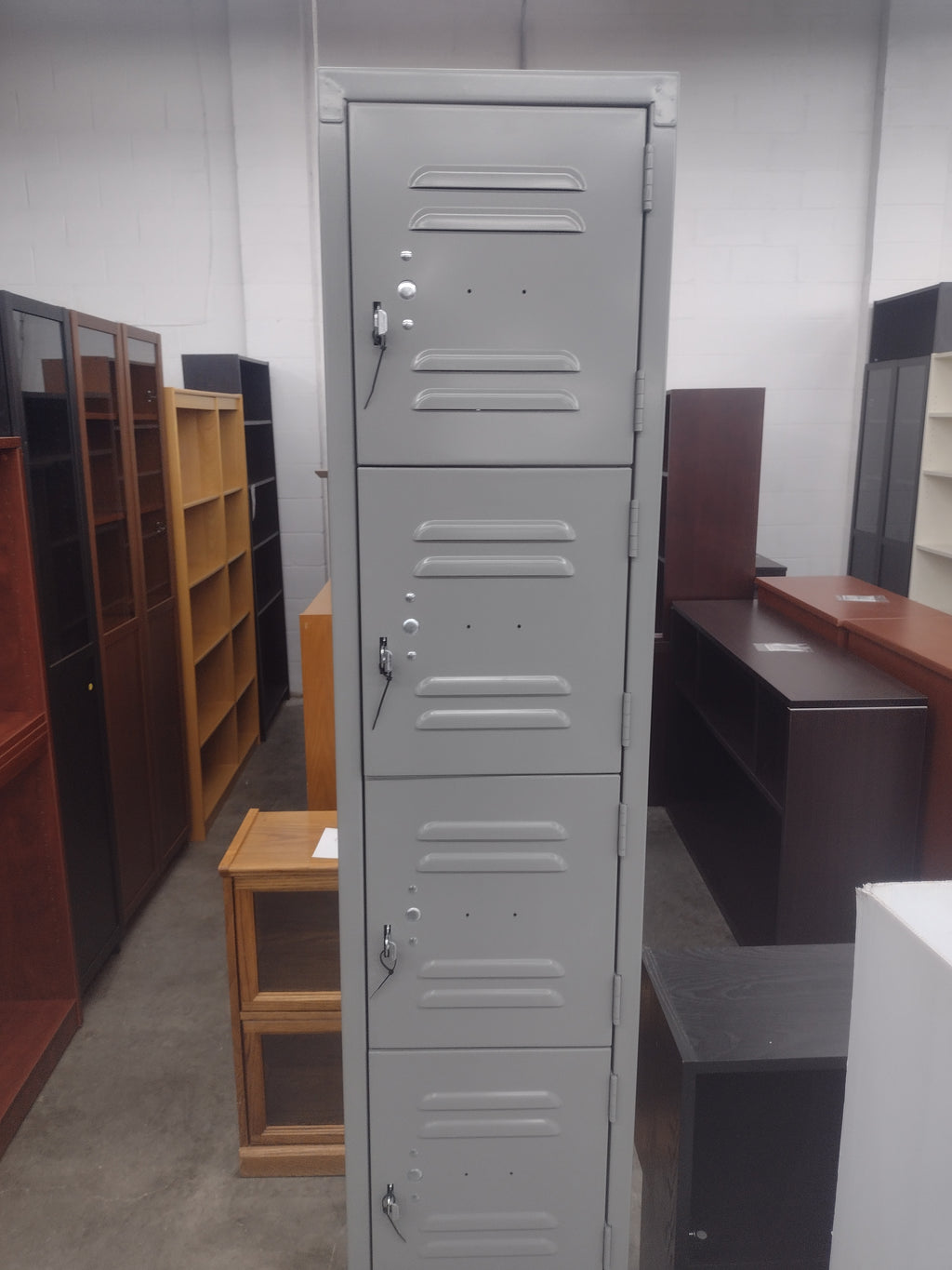 6 ft. tall Uline six tier locker - 12"(W) x 18"(D) -**NEW**