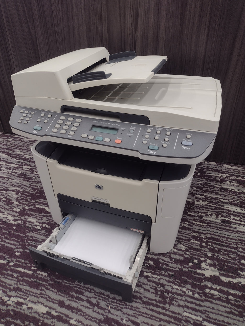 HP LaserJet 3390 All-in-One Printer (print, copy, scan, fax), 9K pages!