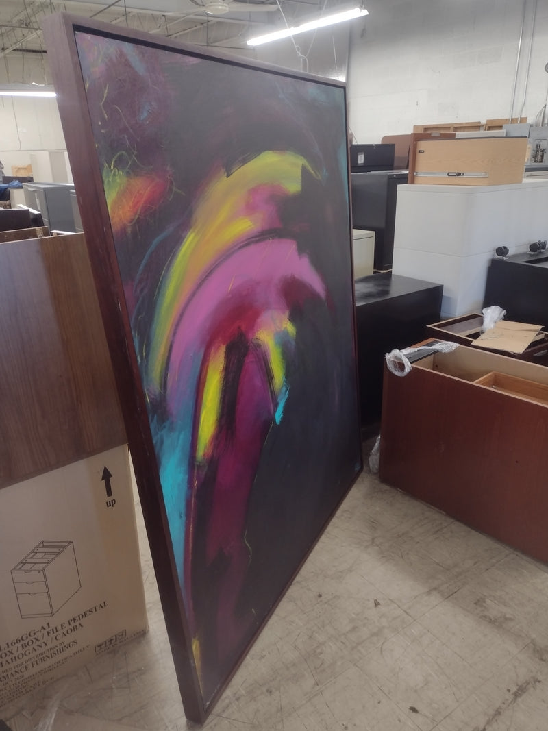 Original Karen Green Recor on Canvas Painting: 74" x 62"