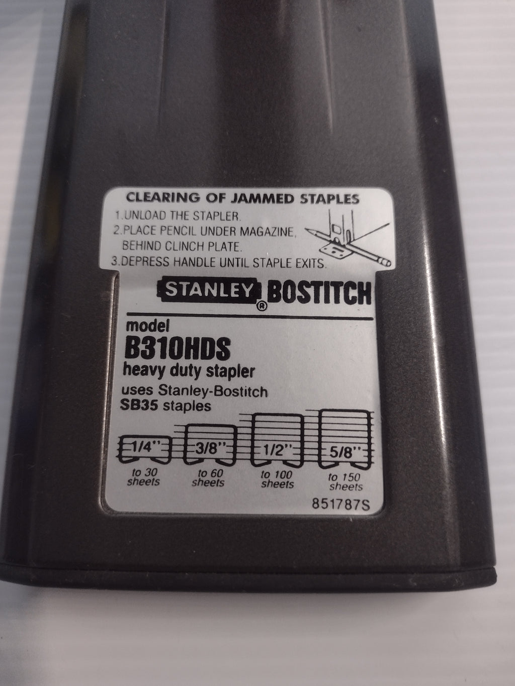 Stanley Bostich B310HDS Heavy Duty Stapler