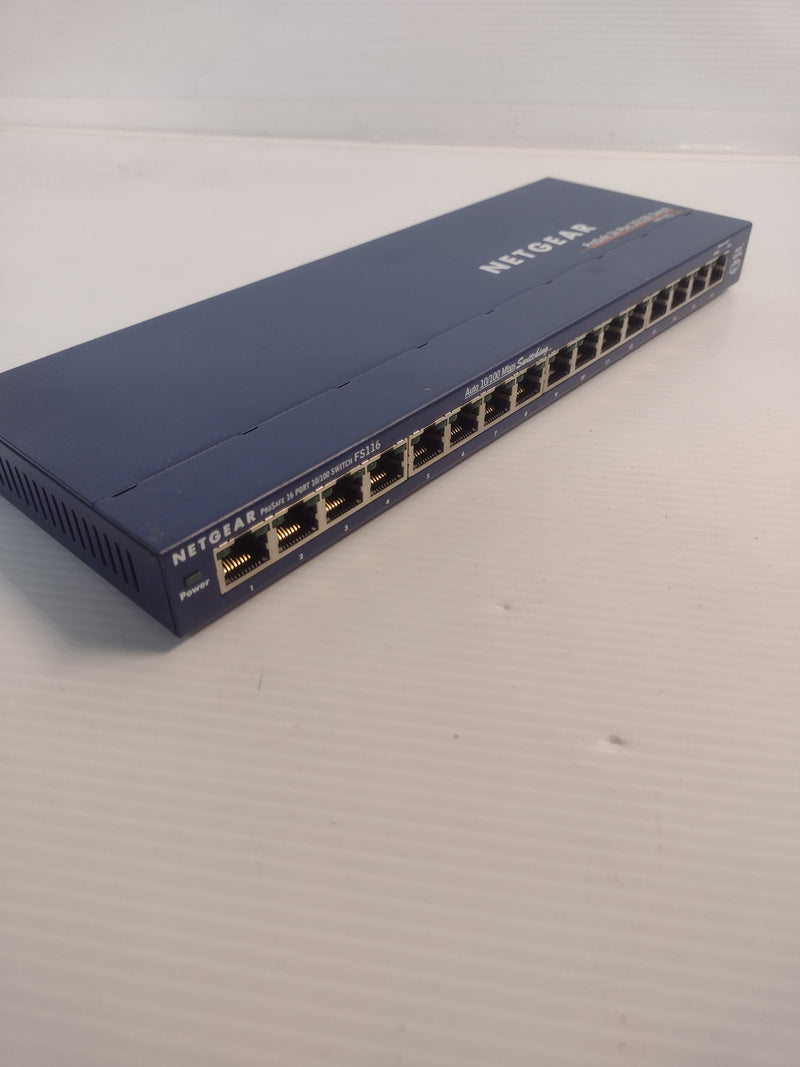 NETGEAR ProSafe FS116 16 Port 10/100 Fast Ethernet Unmanaged Switch