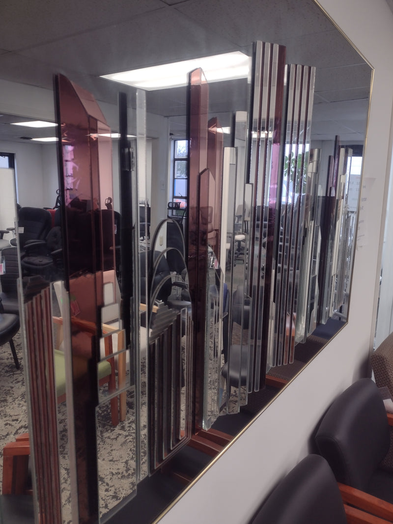 George Norboe 3D Cityscape Mirror - Signed Original