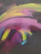 Original Karen Green Recor on Canvas Painting: 74" x 62"