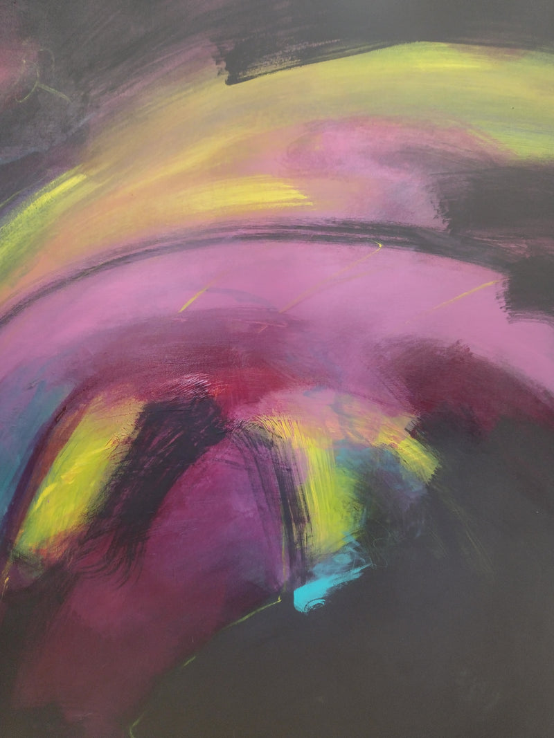 Original Karen Green Recor on Canvas Painting: 74" x 62"