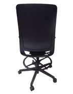 Steelcase Amia Armless Swivel Stool 4827410 - Black Fabric (Pre-Owned)