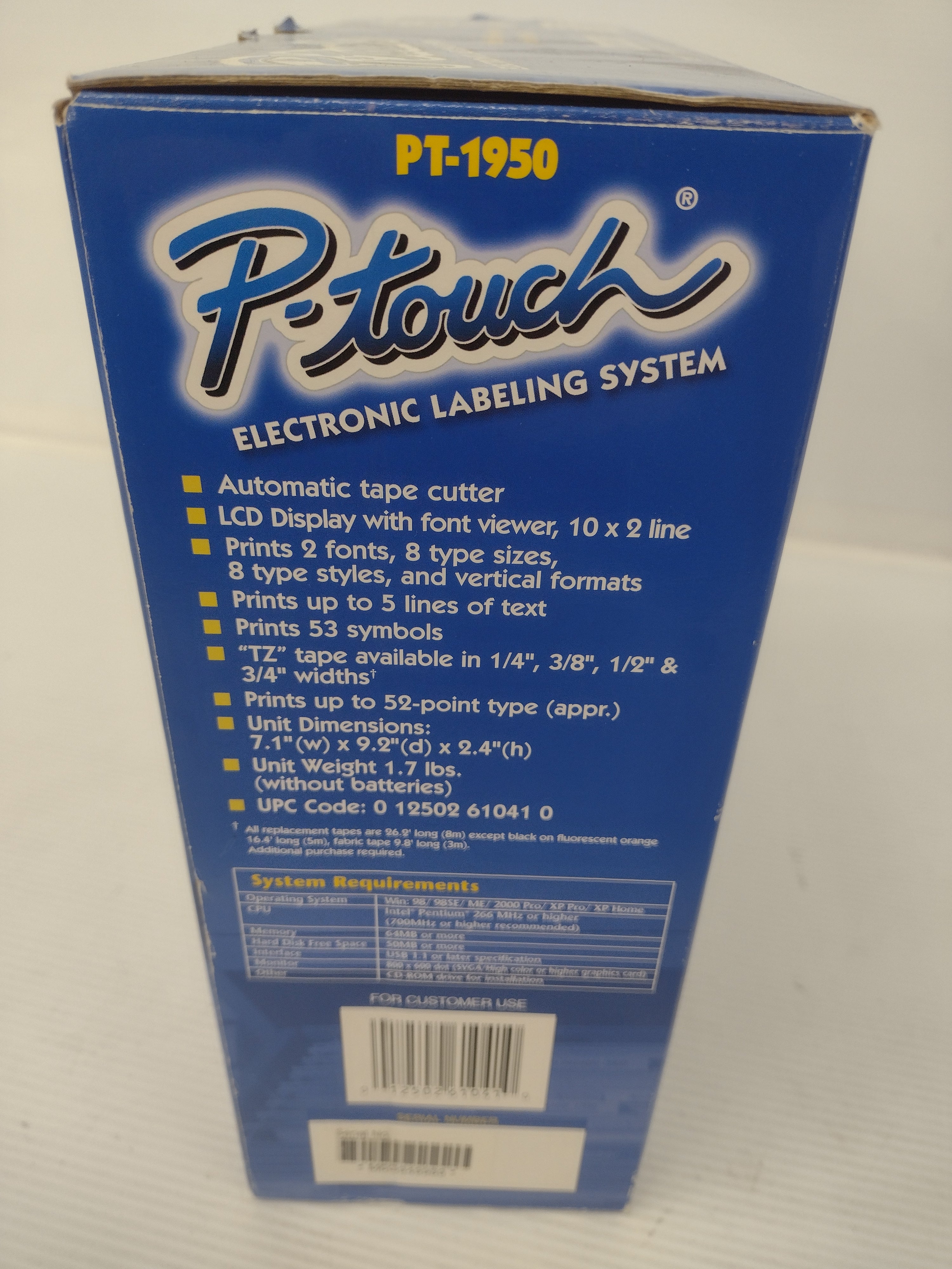 Brother P-Touch PT-1950 Electronic Labeling System - **NEW**