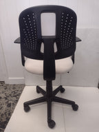 NEW - Mid-Back White Mesh Swivel Task Office Chair for Young Students