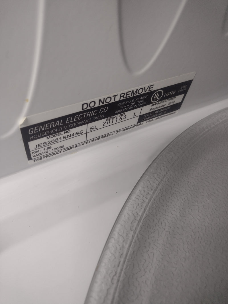 GE (JES2051SN4SS) 1,200 W Countertop Microwave Oven