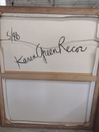 Original Karen Green Recor on Canvas Painting: 74" x 62"