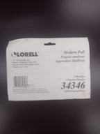 Lorell 6" 34346 Laminate Drawer Modern Cabinet Pull Handles - 2 per pack - NEW!
