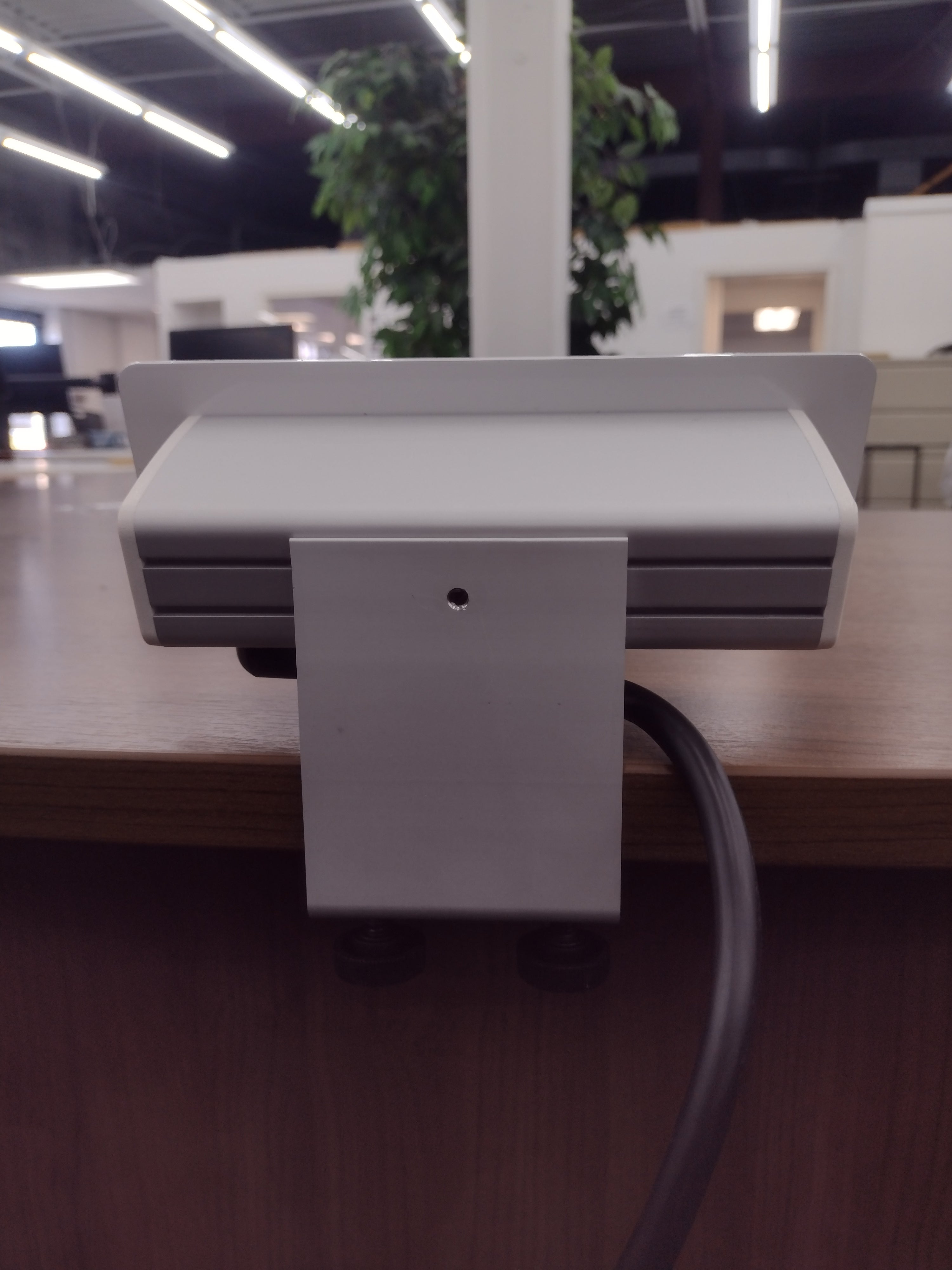 Byrne Axil X Desk Clamp Power Strip 2 AC Outlets 4 USB Charging Ports