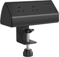 Desk Clamp Power Strip with 18W USB C Fast Charge Port