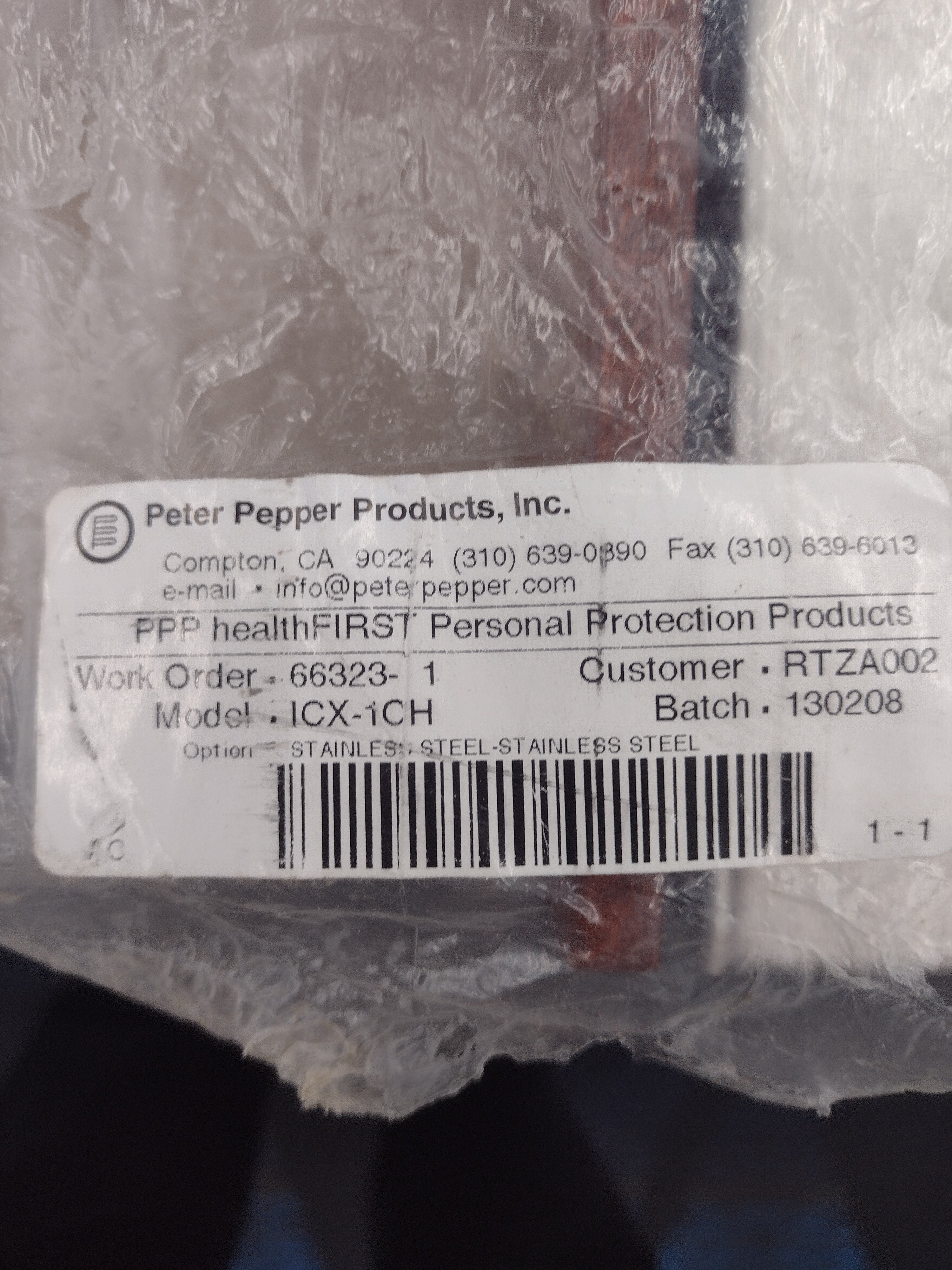 Peter Pepper ICX-1CH healthFIRST Infection Prevention Center/Hygiene Station